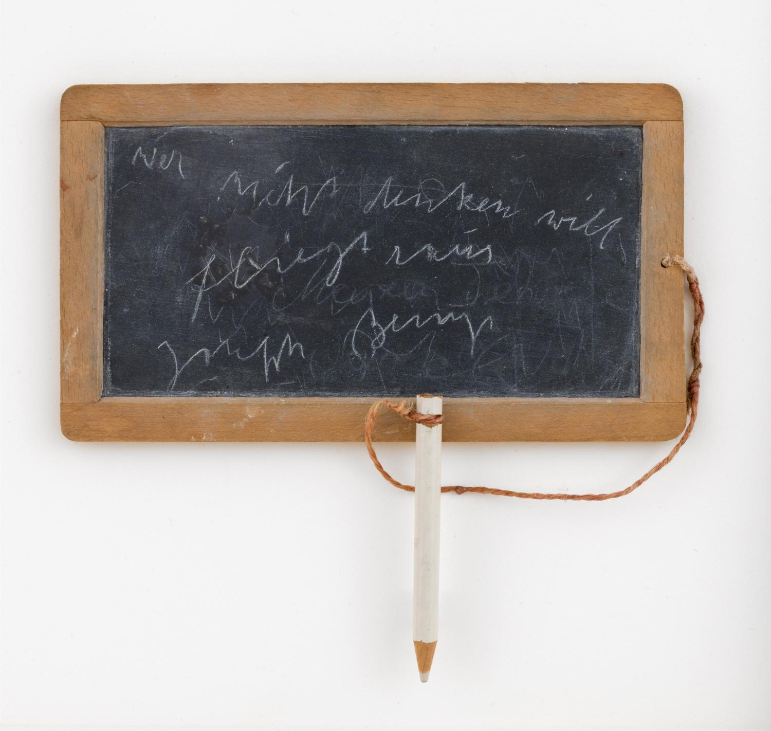 Joseph Beuys, “Wer Nicht Denken Will Fliegt Raus (Who is Unwilling to Think is Dismissed)”, 1977
