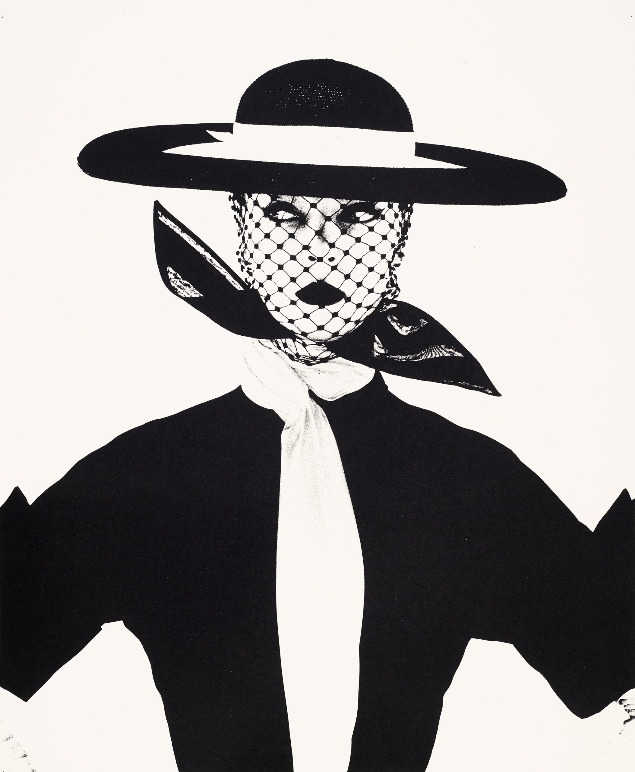 Irving Penn, Black + White Vogue Cover (Jean Patchett), New York, 1950
