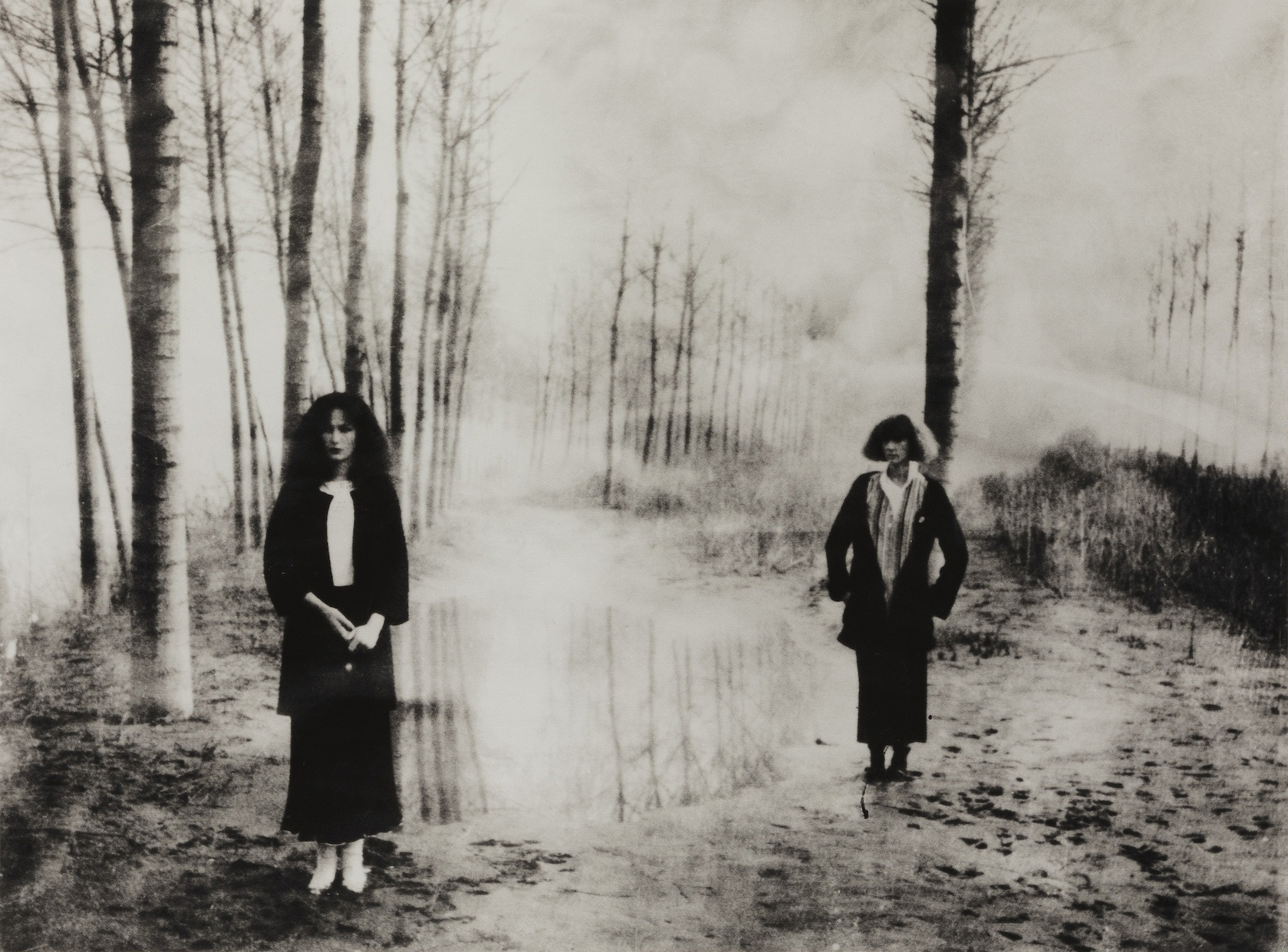 Deborah Turbeville, 'Isabelle and Ella in the Sandy Land, from the series L’heure Entre Chien et Loup, Mantua, Italy', 1977